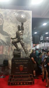 Captain America statue