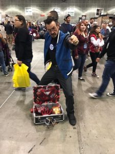 Some white dude dressed as another white dude?? JK awesome Tony Stark cosplay, cosplayer unknown. Contact for credit.